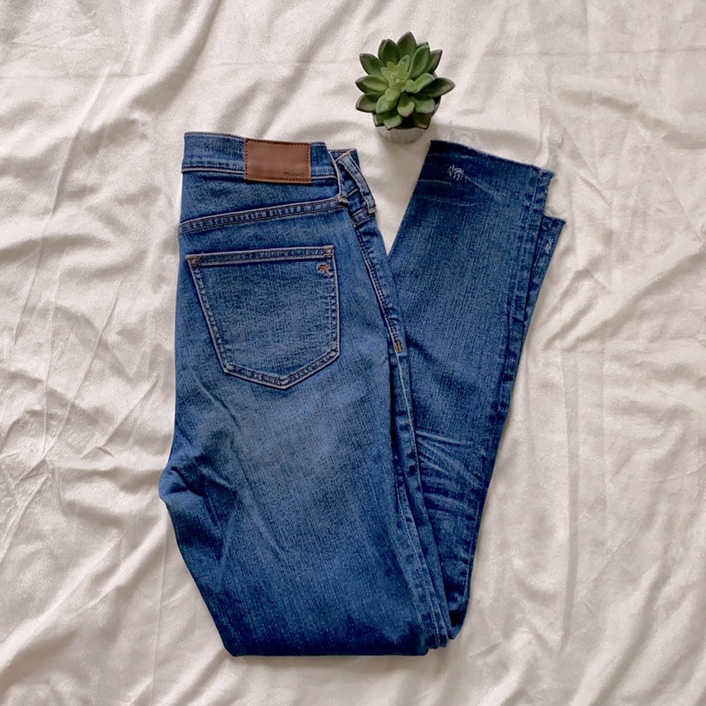Madewell high rise skinny jeans
